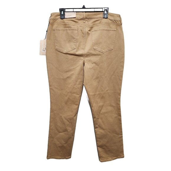 NYDJ Women’s Sheri Slim Crossroads Jeans  Premium Denim Size 14p (CJ5) - Picture 2 of 13